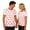 White, variant on Womens Mens Valentines Day Graphic Tees Short Sleeve Couple Bow Tee Shirts Valentine Boyfriend Girlfriend Matching Tops, M Pink