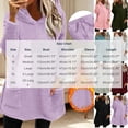 thumbnail image 4 of Meichang Womens Sherpa Fleece Hoodies Winter Soft Warm Fuzzy Pajama Pullovers Long Sleeve Loose Fit Casual Fluffy Hooded Sweatshirt with Pockets Loungewear, 4 of 9