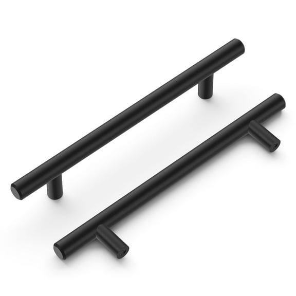 Hickory Hardware HH075595-MB 128 mm Bar Pull, Matte Black