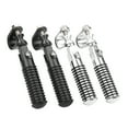 thumbnail image 3 of BIBABLYKE 1 Pair Motorcycle Foot Pegs Aluminum Foot Pegs for 1''-1.2" Crash Bar U Clamp Foldable Footpegs Universal Footrest Mount, 3 of 7
