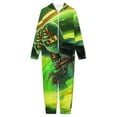 thumbnail image 3 of Ninjago Kids Hooded Jumpsuit Union Suit Onesie One Piece Blanket for Boys Girls, 3 of 7
