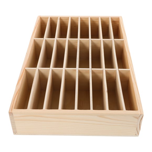 Soporte de madera para teléfono celular, organizador de escritorio, caja de almacenamiento, soporte para teléfono de oficina y aula.