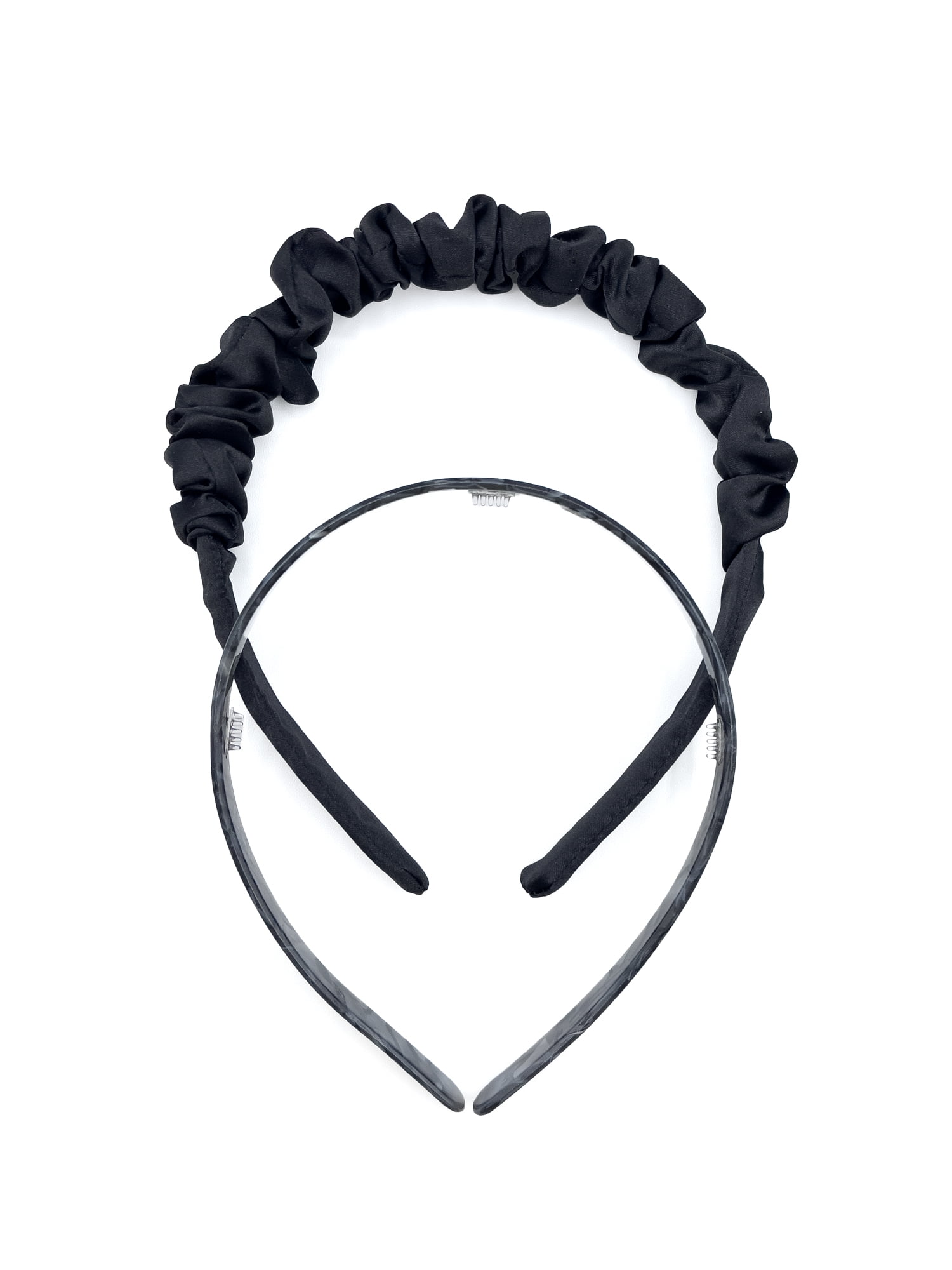 Time and Tru Women's Headband, 2 Pack, Black