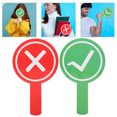 thumbnail image 3 of 4pcs Handheld Double Sided Paddles For Classroom Voting And Student Engagement Teaching Supplies For Teachers And Classroom Participation Tools, 3 of 9