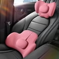 thumbnail image 2 of Reposacabezas de coche con memoria de algodón, almohada para el cuello, almohada para la cintura, almohada para la cintura, suministros para el coche, 2 of 4