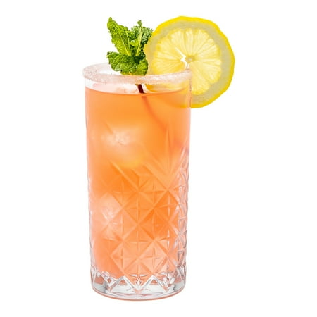 

Timeless 10 oz Highball Glass - Etched - 2 1/2 x 2 1/2 x 5 1/2 - 12 count box