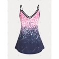 thumbnail image 3 of Tank Top de Talla Extra con Estampado de Estrella y Curvo Talla Extra Rosegal  Camisetas sin mangas de talla grande, 3 of 5