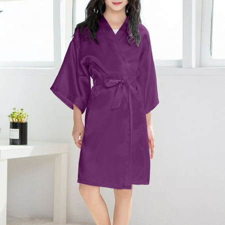 

BTJX Children Sleepwear Clothes Kid Girl Baby Robes Bathrobe Summer Coat Print Kimono Girls Coat&jacket