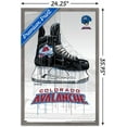 thumbnail image 3 of NHL Colorado Avalanche - Drip Skate 21 Wall Poster, 22.375" x 34", Framed, 3 of 3
