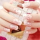 thumbnail image 1 of Decoración de uñas, 24 unidades/caja, patrón de flores, diamantes de imitación, uñas postizas, uñas artificiales falsas, Ultra sensibles, 1 of 2