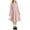 Pink Purple, variant on Actgleam Girls Long Sleeve Dress Round Neck A-line Casual Cute Knit Waffle Dresses for Girls,Black,5-11Years