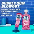 thumbnail image 3 of ACT Kids Anticavity Fluoride Rinse, Bubble Gum Blow Out 16.9 oz (Pack of 4), 3 of 6