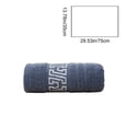 thumbnail image 3 of Dark Grey Cotton Soft Absorbent Lint Free Face Wash Cloth Thickened Soft Adult Sized Home Towel 29.13X13.39 Inches Dark Grey, 3 of 7
