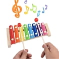 thumbnail image 4 of Imitat Music Instrument Toy Wooden Frame Xylophone Children Kids Educational Toy, 4 of 9