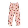 thumbnail image 4 of Goofa Strawberries Printed Soft Pajama Pants for Men, Wide Leg Comfy Casual Lounge Yoga Pants-Small, 4 of 9