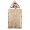 Willkey Newborn Baby Wrap Swaddle Blanket Knit Sleeping Bag Receiving Blankets Stroller Wrap for Baby