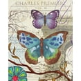 thumbnail image 2 of Medley, Elizabeth 26x32 White Modern Wood Framed Museum Art Print Titled - Paris Butterflies II, 2 of 4