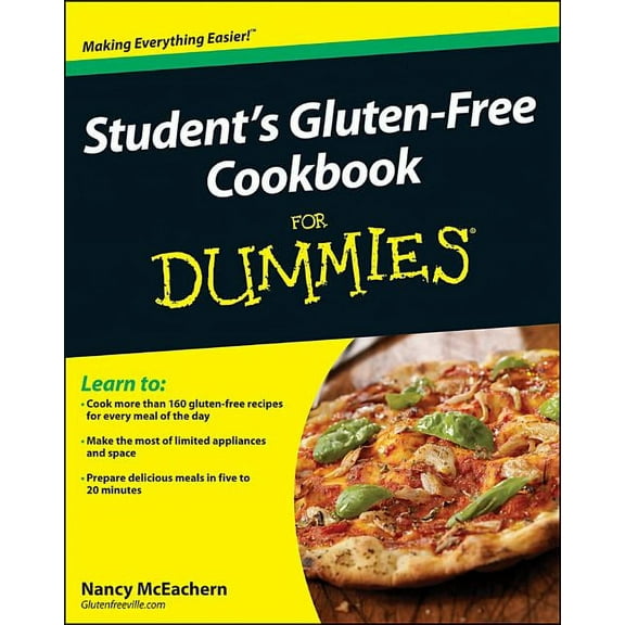 For Dummies Student's Gluten-Free Cookbook, (Paperback)