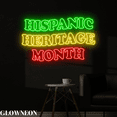 thumbnail image 4 of Glowneon Hispanic Heritage Month Neon Sign, US Celebration Led Light, 4 of 5