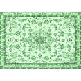 thumbnail image 1 of Ahgly Company Indoor Rectangle Medallion Emerald Green Traditional Area Rugs, 8' x 10', 1 of 4