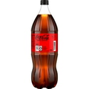 Coca-Cola Zero Sugar Soda Pop Bottle, 2 Liters
