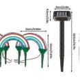 thumbnail image 2 of 3pcs Outdoor Solar Power Garden Stake Lights Led Rainbow Pathway Light Lamp Bd xi, 2 of 5