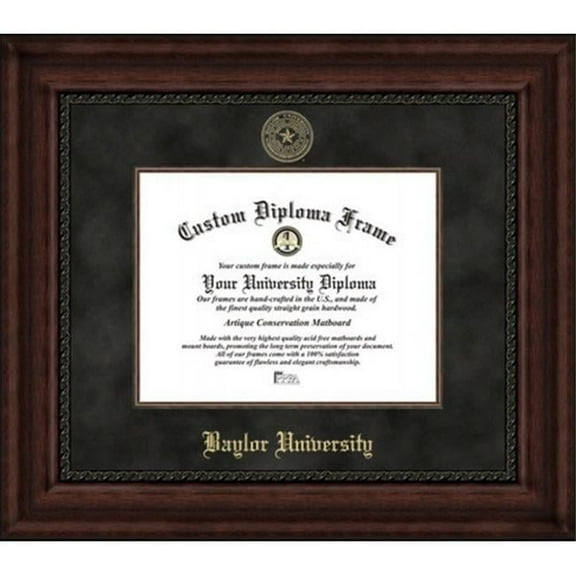 Campusimages TX955EXM Baylor University Executive Diploma Frame