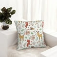thumbnail image 6 of Yiaed Cute Little Animals Print Pillow Covers Super Soft Decorative Square Throw Pillow Covers Case Cushion Covers for Sofa Couch Bedroom Car Decor（No pillow core）-16"x16", 6 of 7