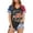 Black, variant on 250th Anniversary USA Shirt Women Commemorative Short Sleeve T Shirt Anniversary Celebration Casual Tee Top