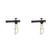 thumbnail image 4 of Yuarrent 10 piezas ganchos de equilibrio de pescado clip de liberación anti-bobinado ABS divisor de gancho de servicio pesado accesorios de pesca al aire Negro/L 2piezas Yuarrent CBP391259, 4 of 6