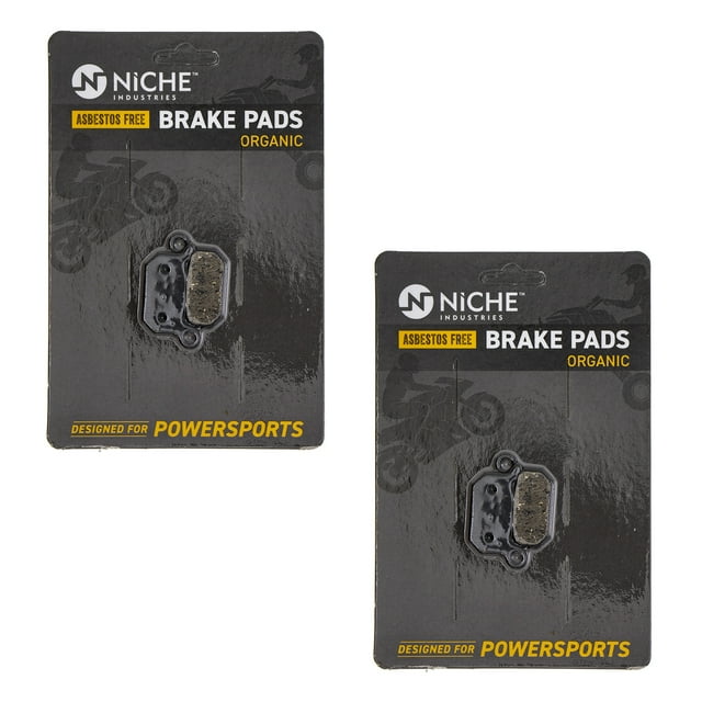 Niche Brake Pad Set for Husqvarna CR50 Organic Motorcycle 2 Pack 519-KPA2542D