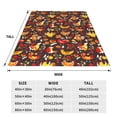 thumbnail image 3 of Bingfone Roosters Print Flannel Fleece Blanket Throw Blanket for Bed,Sofa,Couch,Travel,Camping(80"x60" ), 3 of 8