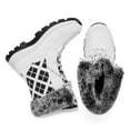 thumbnail image 5 of White Snow Boots for Women Waterproof Outdoor Hiking Shoes Winter Warm Mid Calf Boots, 5 of 6