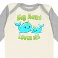 thumbnail image 4 of Inktastic My Aunt Loves Me- Cute Narwhal Boys or Girls Long Sleeve Baby Bodysuit, 4 of 5