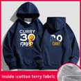 thumbnail image 2 of Sudadera con capucha Golden State Curry 30, jersey de baloncesto, Warriors, ropa deportiva informal para hombre y mujer, manga larga, estampado, con capucha, talla grande 6xl, 2 of 5