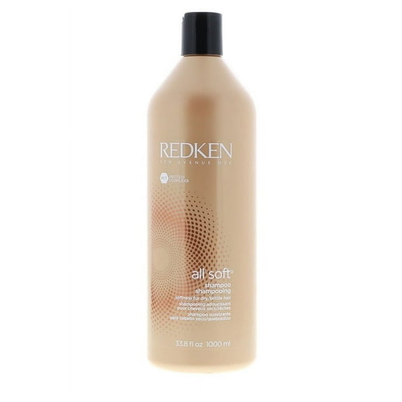 Redken All Soft Moisturizing Shampoo 33.8 oz, Pack Of 2