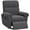 Dark Grey, variant on HOMCOM Power Recliner Chair, Upholstered Recliner Chair w/ USB Ports