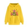 thumbnail image 4 of FDGIU ‌Women's Christmas Hoodies 2025 - Oversized Xmas Tree Print Sweatshirt, Long Sleeve Holiday Pullover Tops, 4 of 4