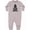 AC-Heather Grey, variant on Future Data Scientist Baby Fleece Romper