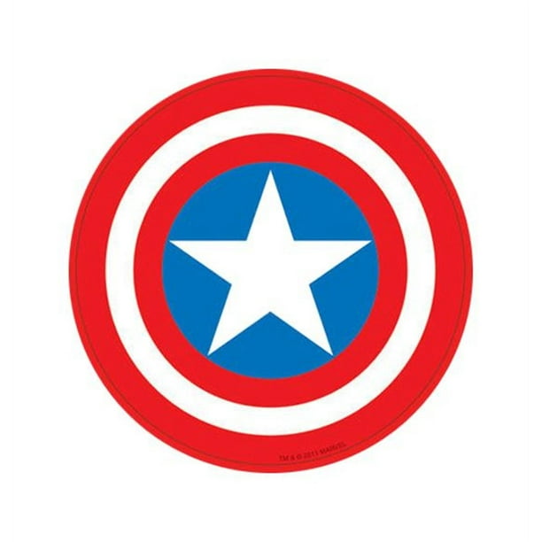 Captain America stickcaptamsymbl Captain America Shield Symbol Sticker 