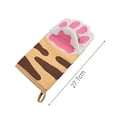 thumbnail image 3 of Oven Mitts Kitten Cat Paw Design Heat Resistant Oven Gloves Thick Cotton Lining Cooking Baking Potholder Gloves Microwave Gloves BBQ Grilling Kitchen, 3 of 5