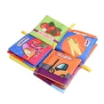 thumbnail image 3 of Libro De Tela Para Bebé, Juguete De Aprendizaje Temprano, Páginas De Tela Arrugadas Lavables Para Juego Sensorial, 3 of 8