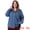 Blue, variant on Women's Plus Denim Long Sleeve Button Down Western Outfit 2X Blue