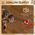 thumbnail image 4 of Pelota rodante interactiva para perros, juguete inteligente automático con ruedas, pelota eléctrica para perros y gatos, color rojo, 4 of 5