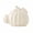 White, variant on White Ceramic Pumpkin Decor with Mini Pumpkin, 4.8 Inch Small Fall Thanksgiving Tabletop Figurine