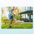 thumbnail image 3 of Dog Soccer Ball Toy, Interactive Dog Ball Tug Toy Teeth Cleaning With Straps For Indoor Orange Puppy Pattern, 3 of 8