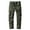 Army Green, variant on SWSMCLT Men Cotton Pants Comfy Casual Cargo Pants 100% Mid Rise Soft Work Utility Pants Black 36