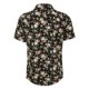 thumbnail image 2 of CamiHawaiaDe PlaEstampado Floral Con Botones ManCorCamiDe Verano PaHombres Negro 56, 2 of 7