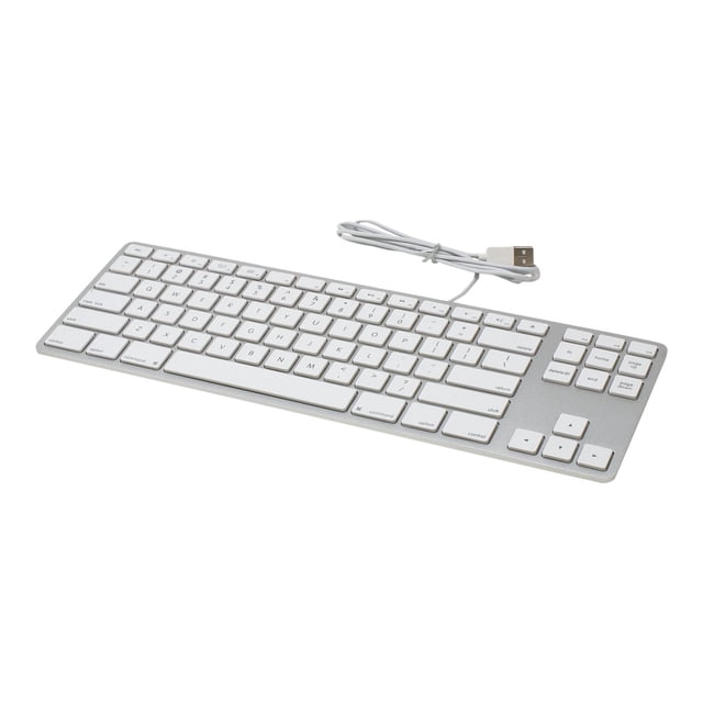 Matias Wired Aluminum Tenkeyless - Keyboard - USB - US - silver