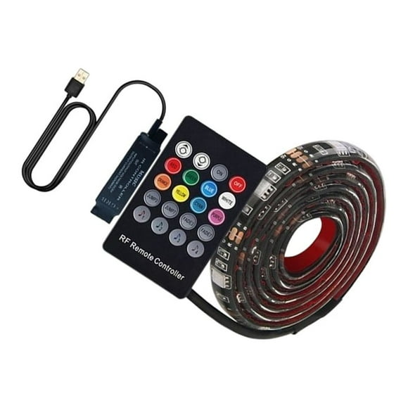 USB LED Strip Light RGB Strip Light and Decorative 5V Music Controller Background Lighting TV Backlight Light Flexible LED Light Type 2